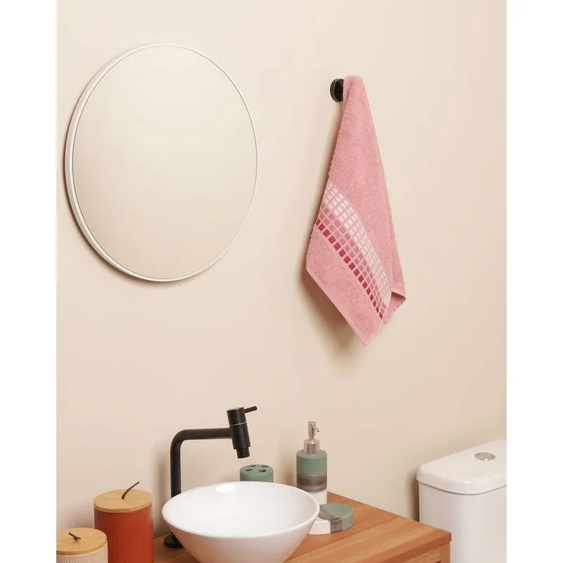 Toalha De Rosto Camesa 45cmx70cm Mixer Rosa UN