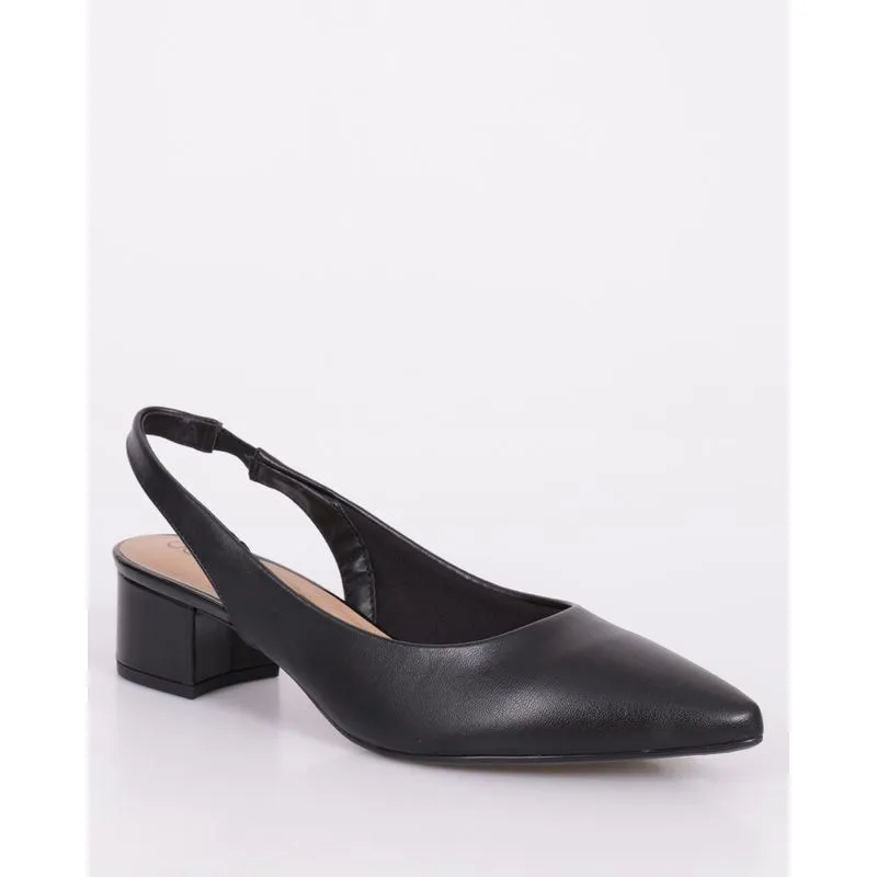 Scarpin Feminino Beira Rio Salto Grosso Envernizado Preto 39