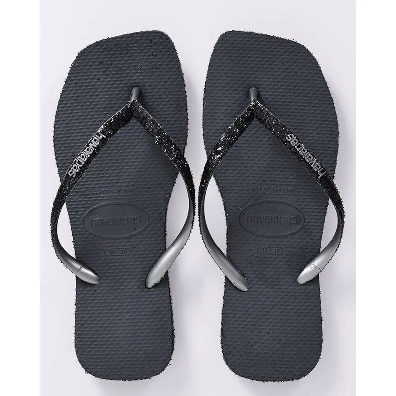 Chinelo Feminino Havaianas Sparkle Cinza 37/38