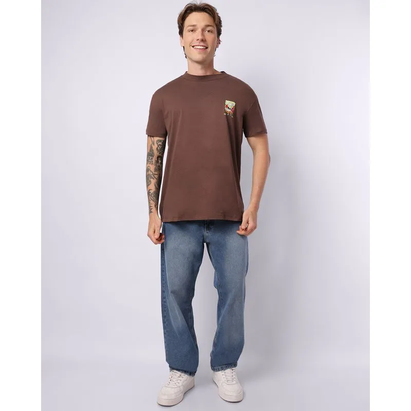 Calça Jeans Masculina Reta Estonada Azul 48