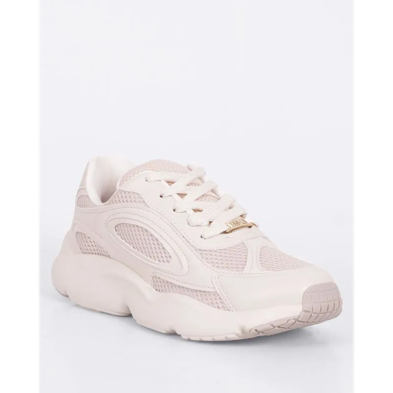 Tênis Feminino Casual Vizzano Chunky Tela Nylon Off White 34