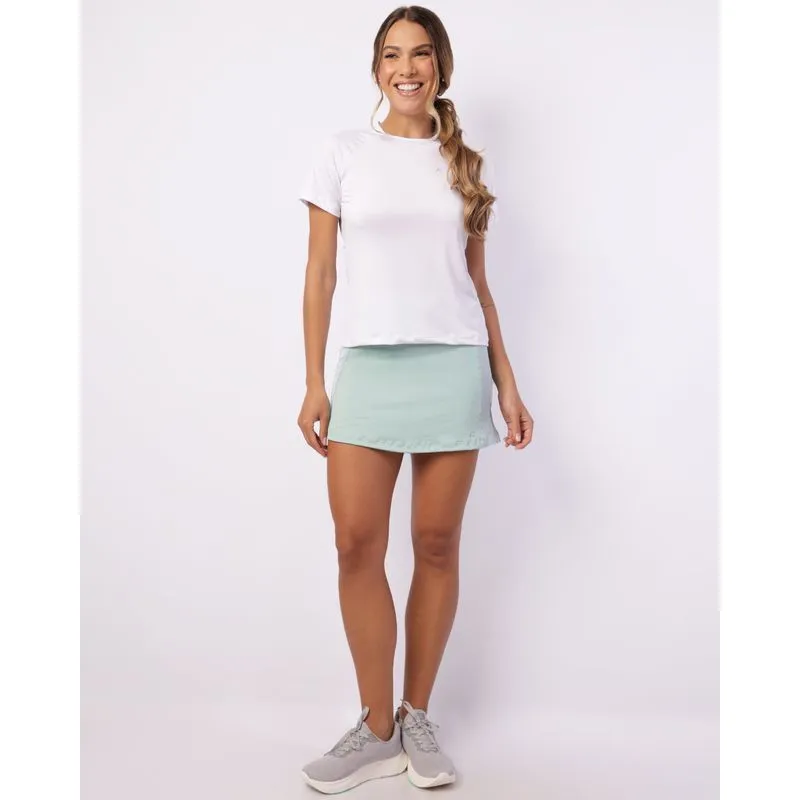 Short Saia Fitness Feminino Fitter com Bolso Funcional Verde P