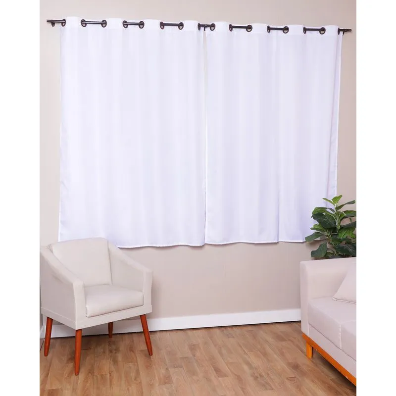 Cortina Isabel Branyl 180m x 200m Branco UN