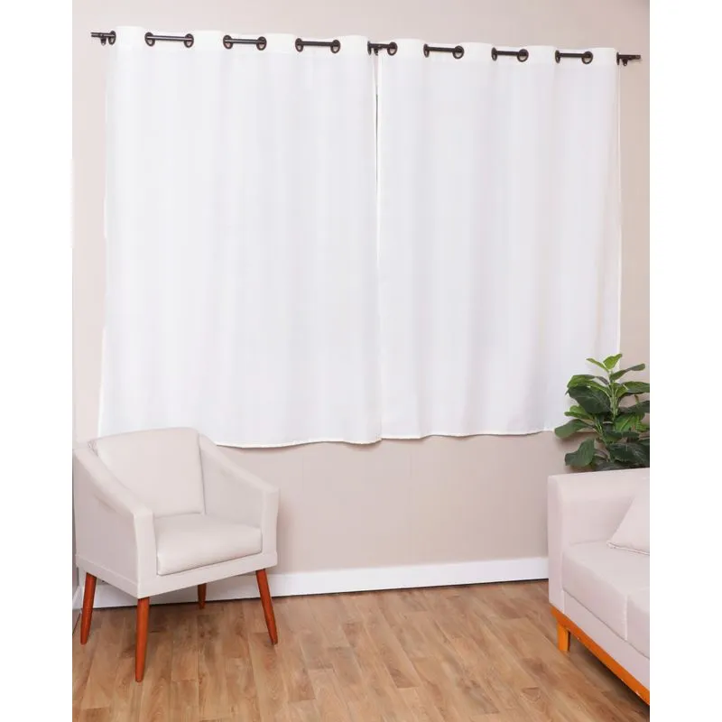 Cortina Isabel 1,80m x 2,00m Branyl Off White UN