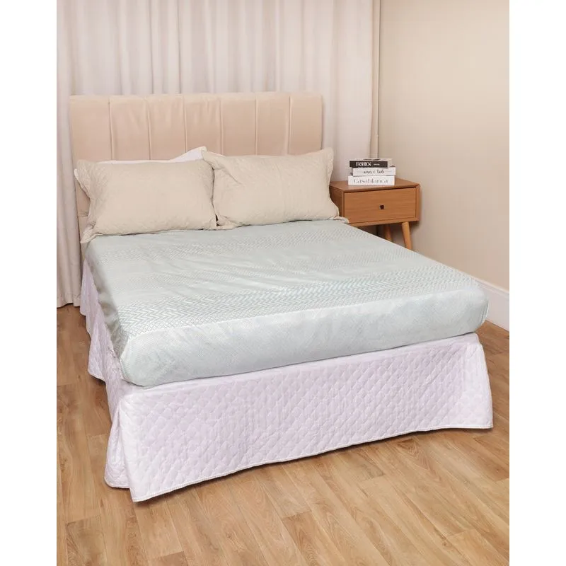 Lençol Avulso Casal Com Elástico Arte & Cazza Estampado Verde UN