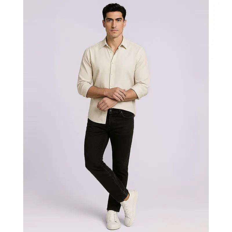 Calça Jeans Masculina Slim Preta 48