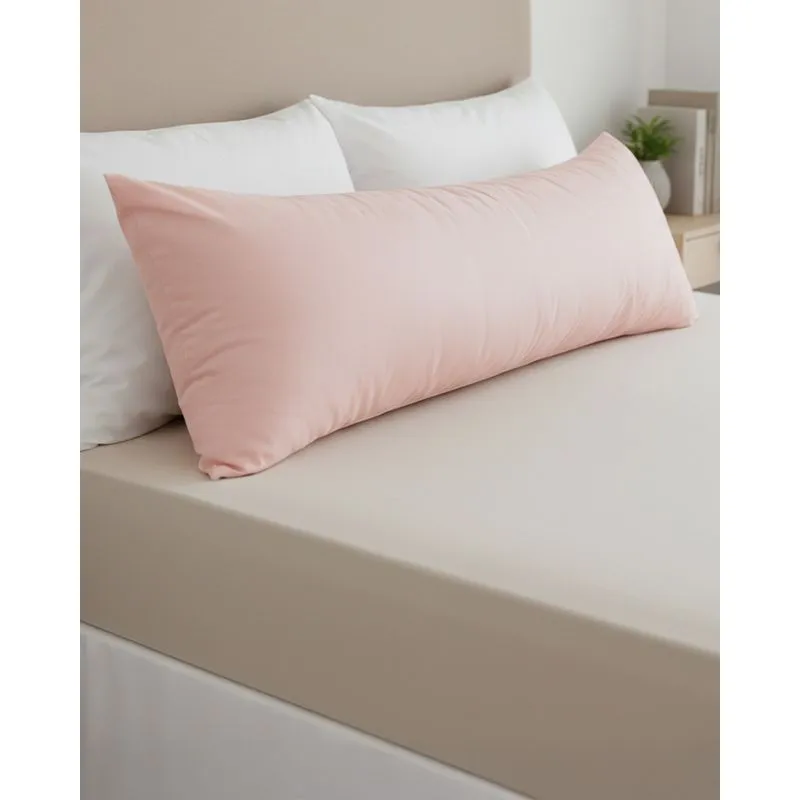Fronha Para Travesseiro De Corpo Arte & Cazza 40cm x 130cm Rosa UN