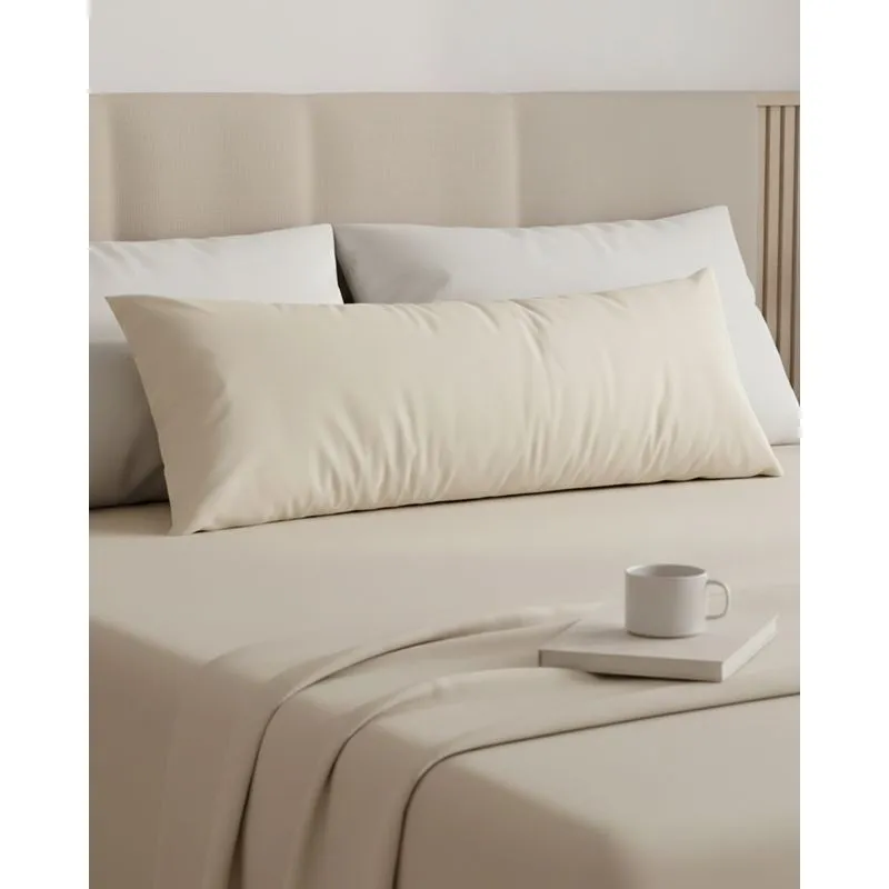 Fronha Para Travesseiro De Corpo Arte & Cazza 40cm x 130cm Off White UN