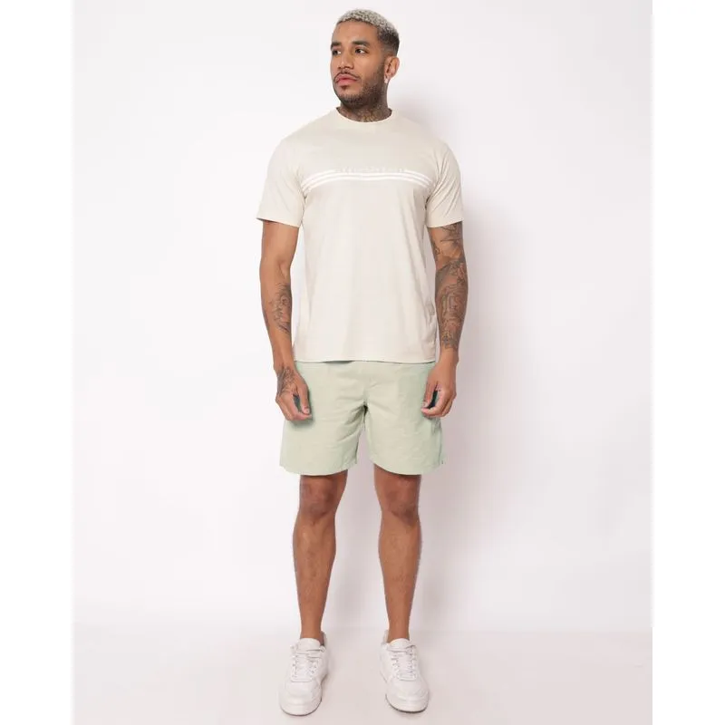 Bermuda Sarja Masculina Reta Verde XGG