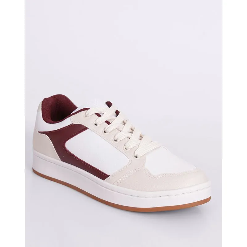 Tênis Feminino Casual Donatta com Recortes Off White 38