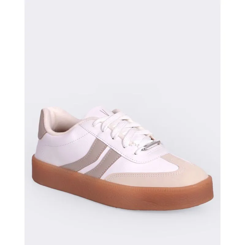 Tênis Feminino Casual Vizzano Com Recortes Branco 35