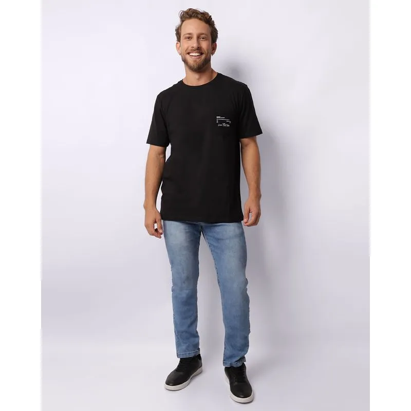 Calça Jeans Masculina Slim Azul 46