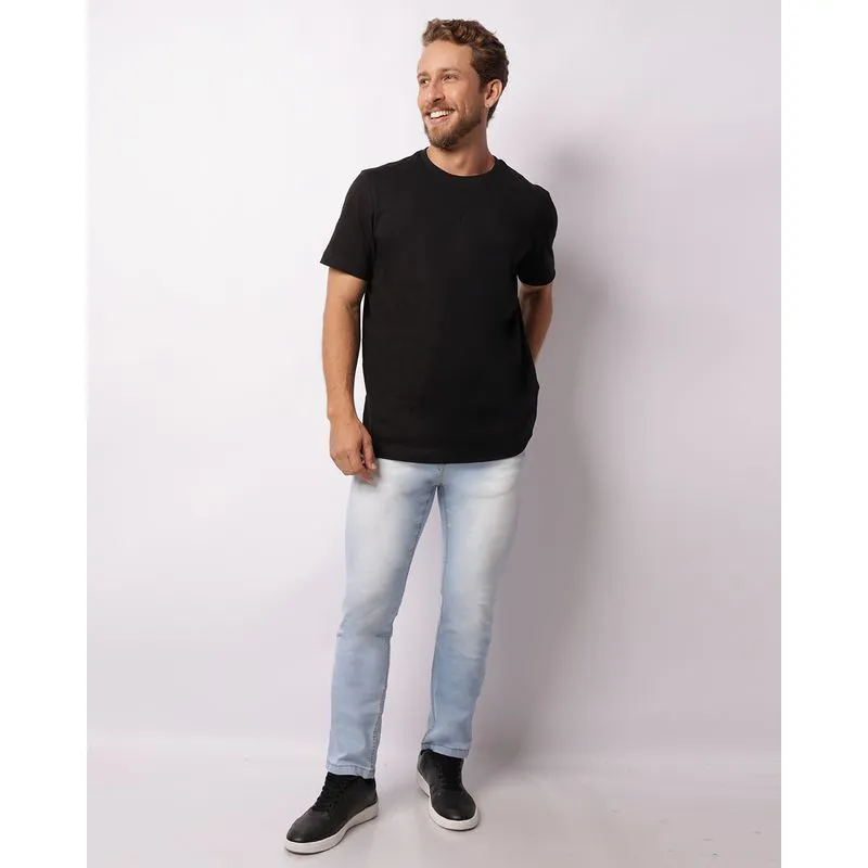 Calça Jeans Masculina Slim Azul 38