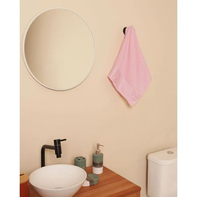 Toalha de Rosto Lille 45cmx70cm Olinda Rosa UN