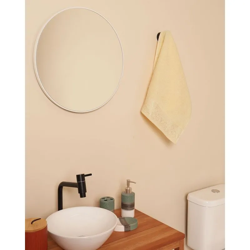 Toalha de Rosto Lille 45cmx70cm Olinda Amarela UN