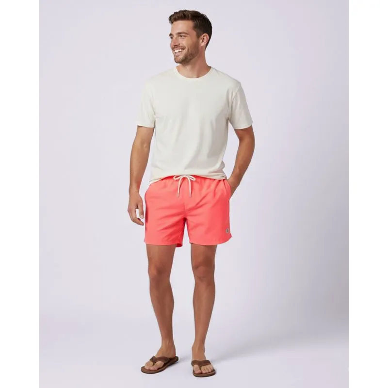 Bermuda Surf Masculina Lisa com Bolsos Neon Rosa G