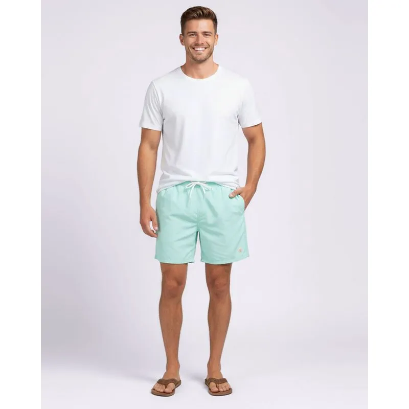 Bermuda Surf Masculina Lisa com Bolsos Verde P