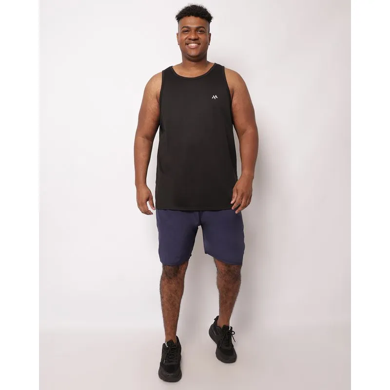 Bermuda Plus Size Masculina Reta com Bolsos Marinho G1