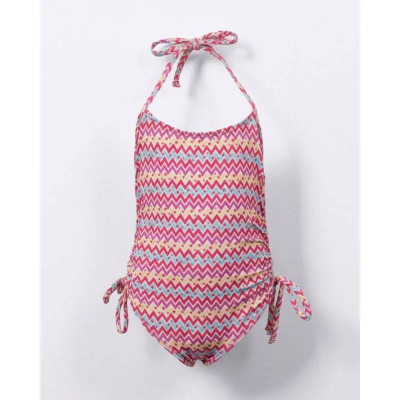 Maiô Infantil Colissê Proteção UV50+ Estampado Rosa 6