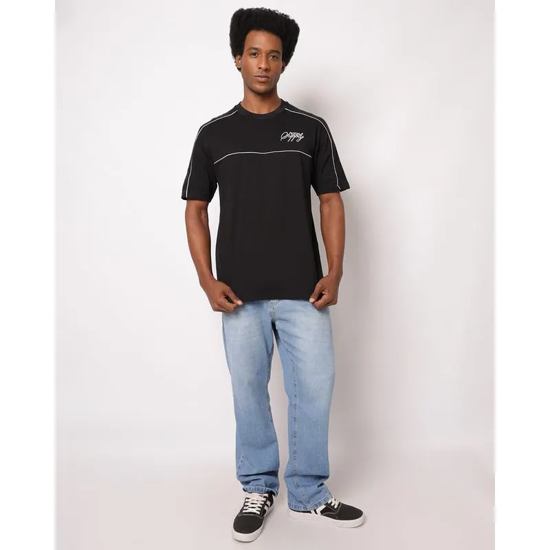 Calça Jeans Masculina Reta com Cinto Azul 42