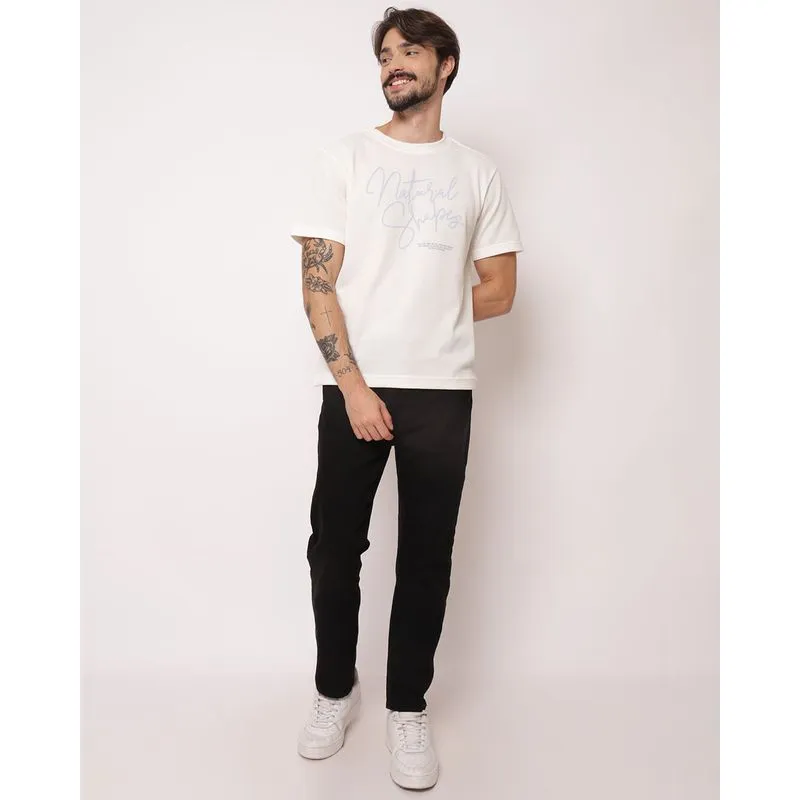 Calça Jeans Masculina Slim Preta 46