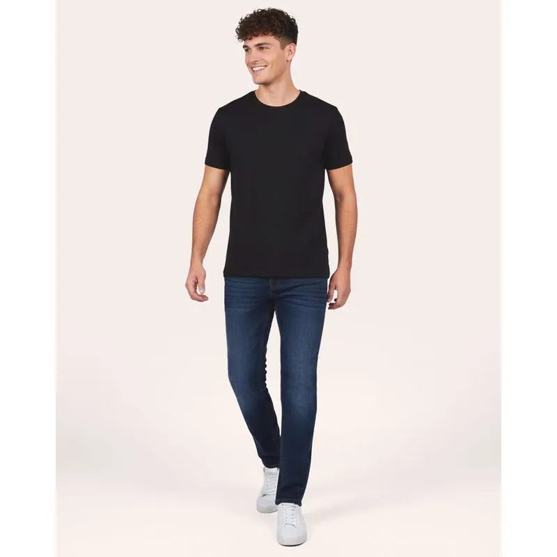Calça Jeans Masculina Slim Azul 42