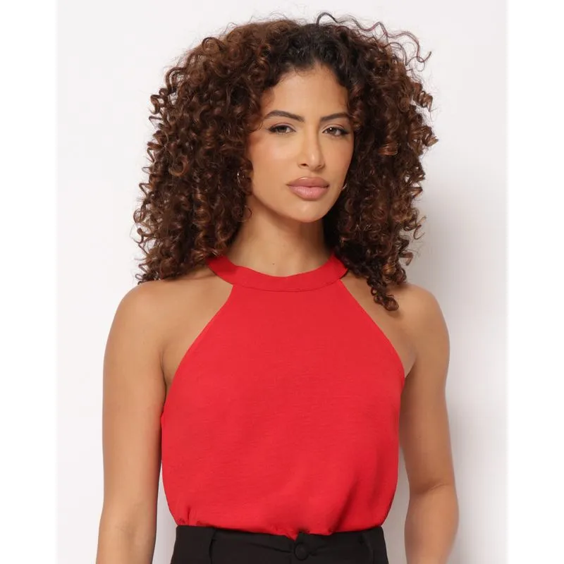 Regata Feminina Berry & Co. Cava Americana Vermelha M