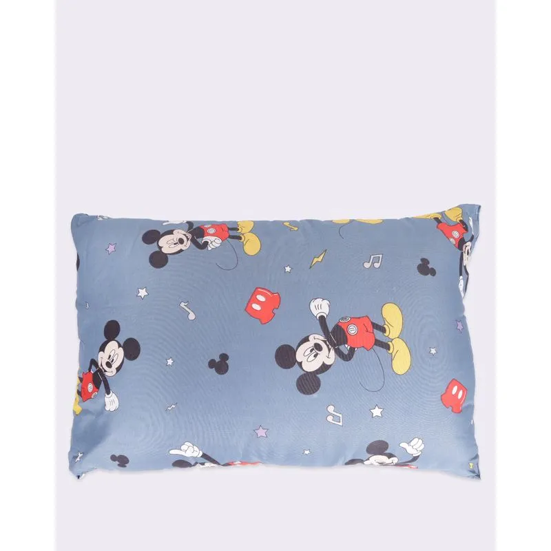 Travesseiro Infantil Hedrons Mickey e Minnie Azul UN