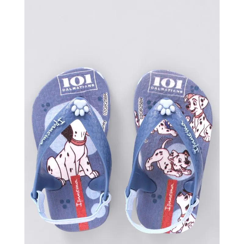 Chinelo Ipanema Bebê Disney 101 Dálmatas Azul 17/18