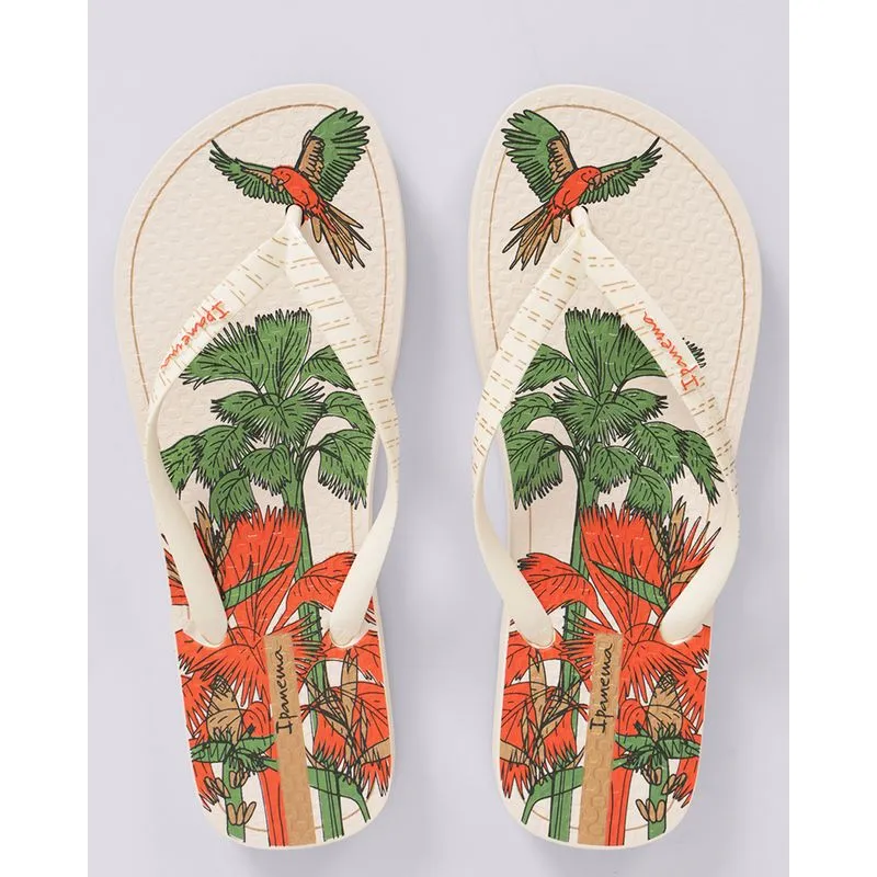 Chinelo Ipanema Feminino com Estampa Orla Bege 39/40