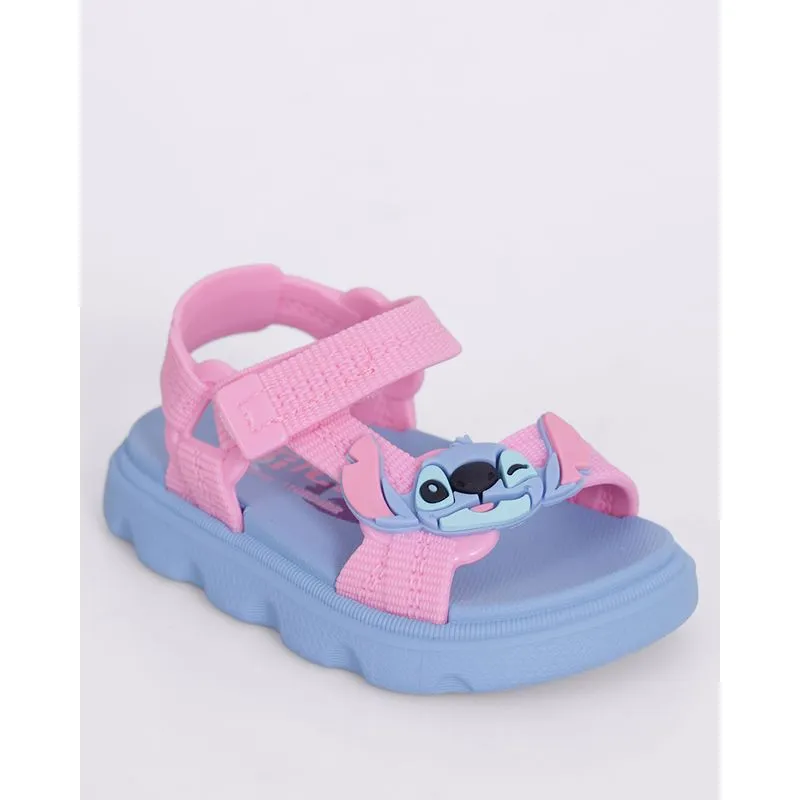 Sandália Bebê Disney com Aplicação Stitch Azul 20/21