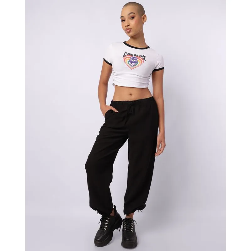 Calça Feminina Jogger Viscose com Bolsos Preta M