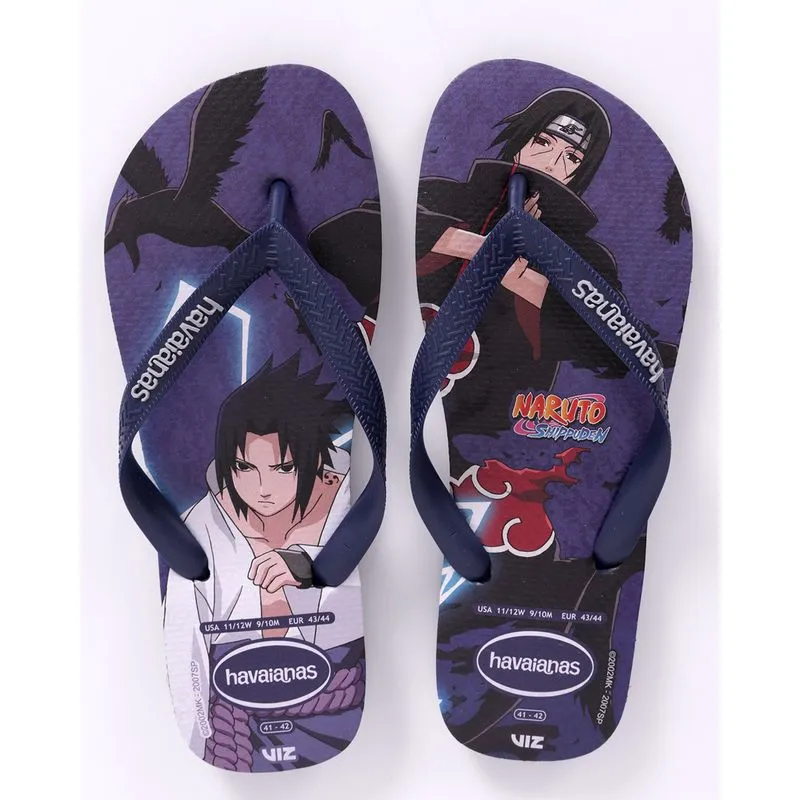 Chinelo Havaianas Masculino Naruto Marinho 39/40