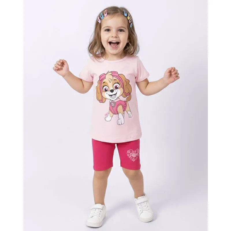 Conjunto Bebê Nickelodeon Patrulha Canina Skye Rosa 1