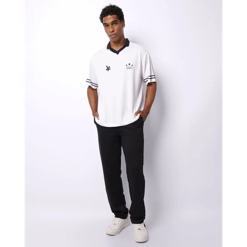 Calça Moletom Masculina Reta com Bolsos Preta G