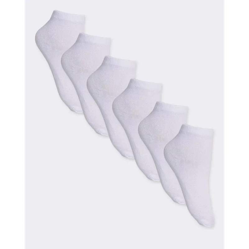 Kit 6 Pares de Meia Infantil Tamanho 22 à 27 Cano Curto Branca UN
