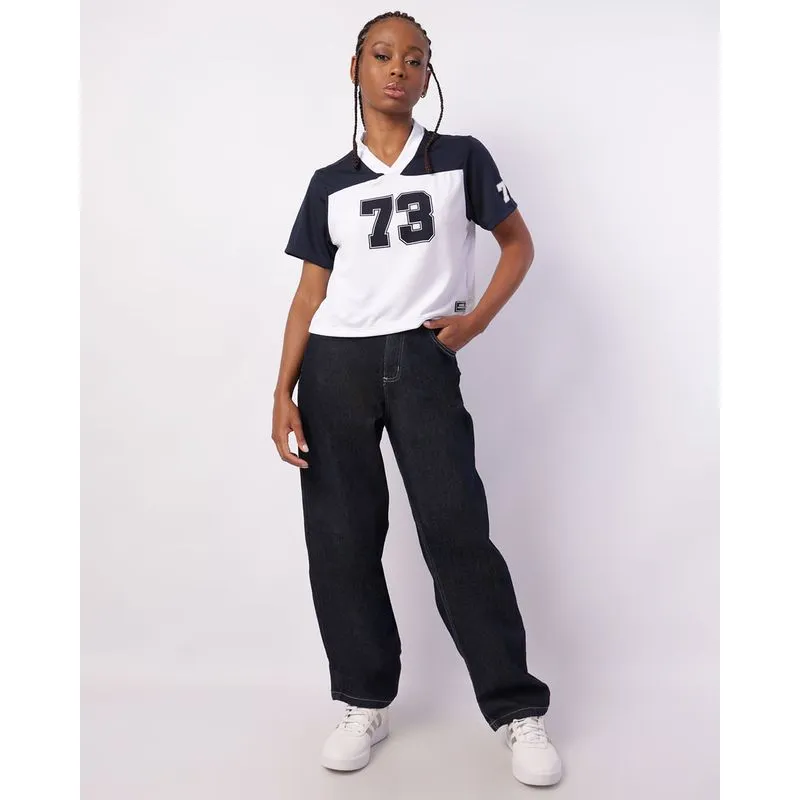 Calça Jeans Feminina Balloon Azul 40