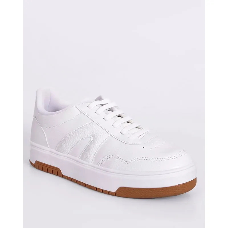 Tênis Feminino Casual Donatta com Recortes Branco 38