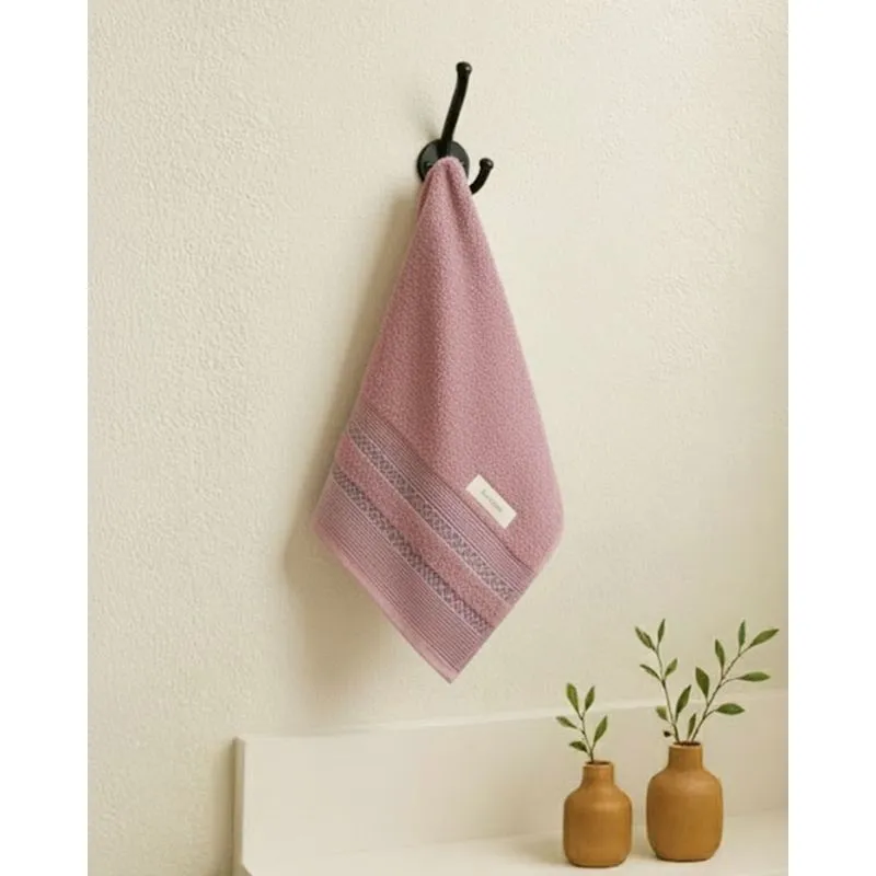 Toalha de Rosto Algodão Karsten 48cm x 70cm Lilás UN