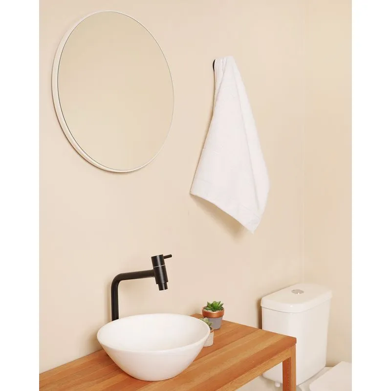 Toalha de Rosto Algodão Confort Döhler 50cm x 90cm Branca UN