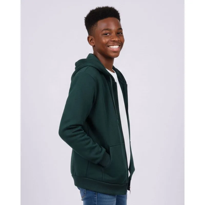 Jaqueta Moletom Juvenil com Capuz Verde 10