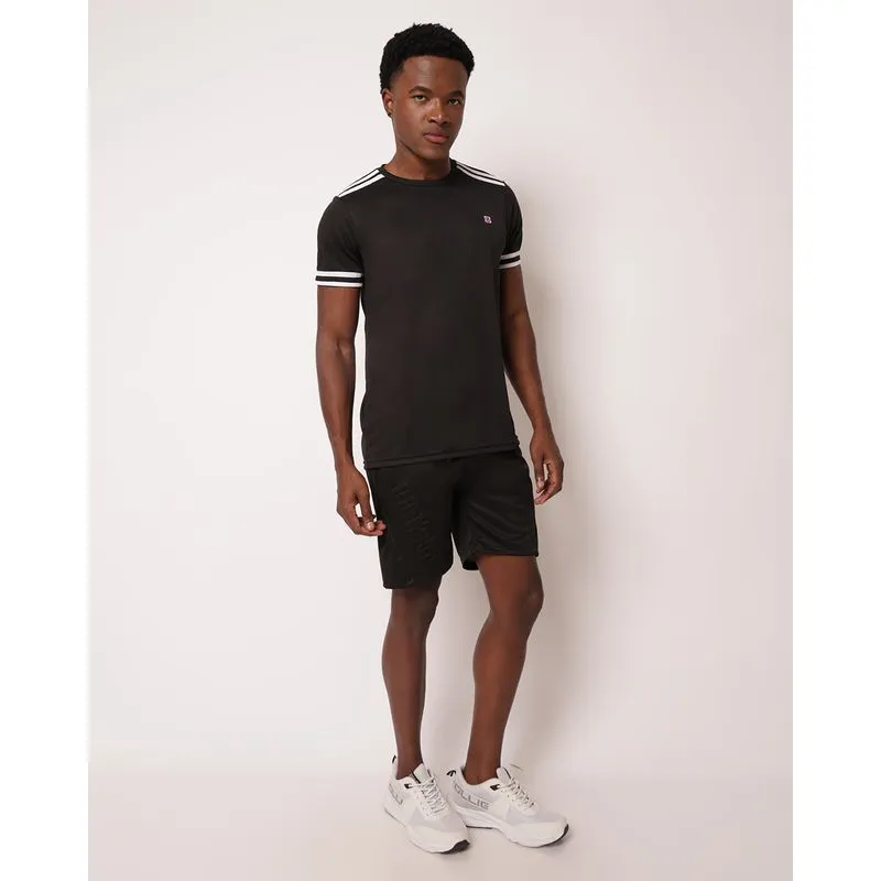 Bermuda Esportiva Masculina Reta Dry Fit com Bolsos Preta M