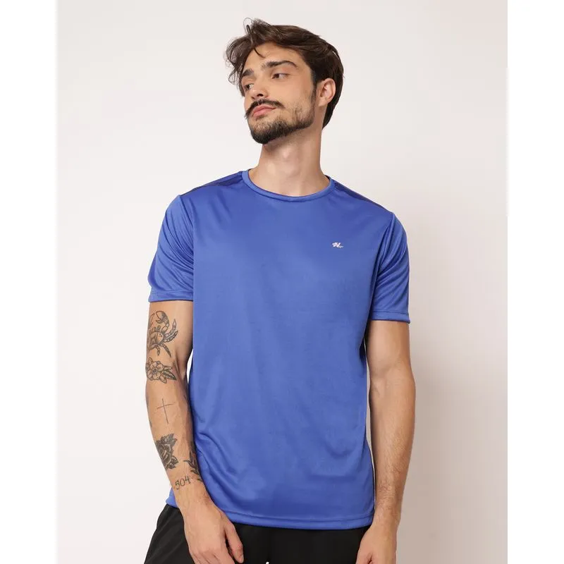Camiseta Esportiva Masculina Dry Fit Azul M