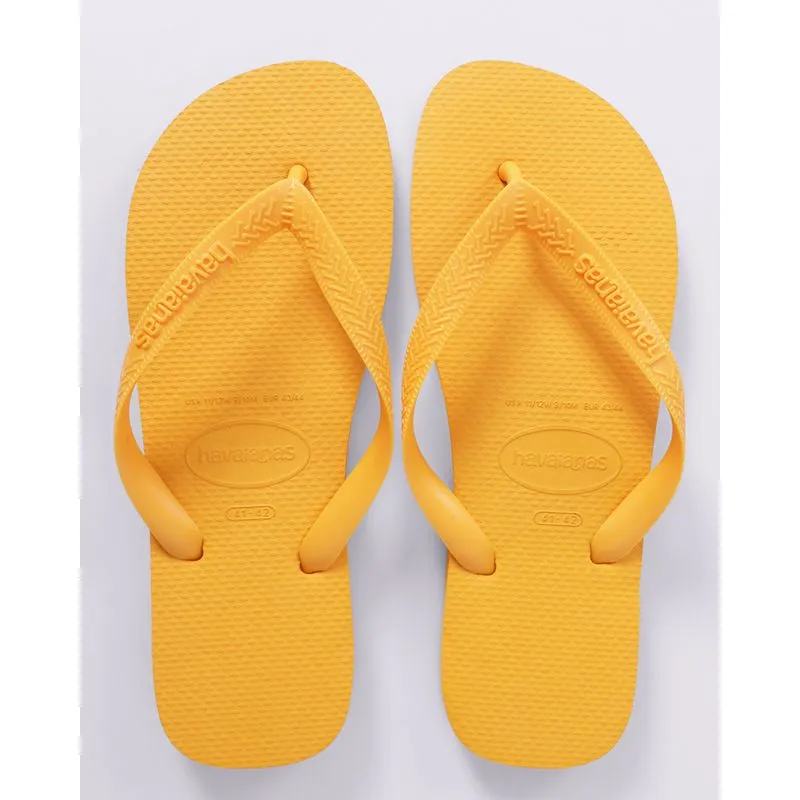 Chinelo Havaianas Masculino Top Amarelo 45/46
