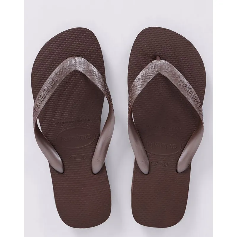 Chinelo Havaianas Feminino Top Marrom 39/40