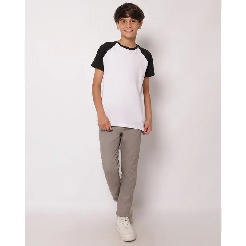 Calça Sarja Juvenil Slim com Bolsos Cinza 10