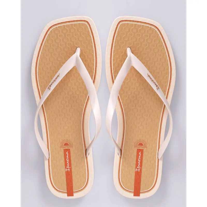 Chinelo Ipanema Feminino Slim Glam Bege 36