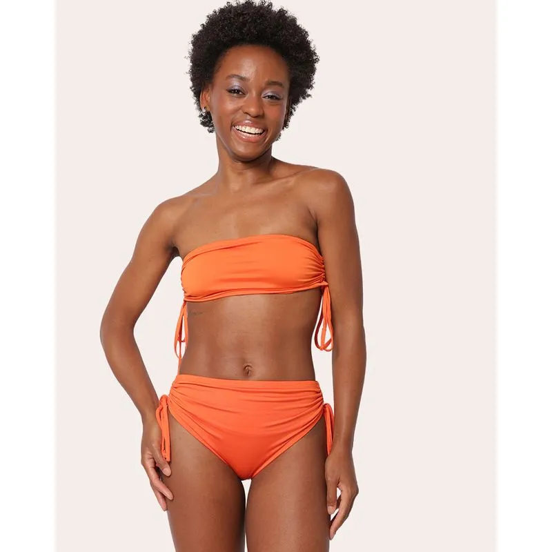 Biquíni Calcinha Avulsa com Colissê Laranja G