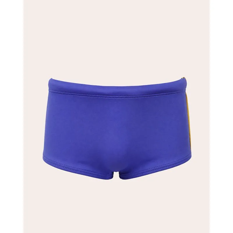 Sunga Infantil Slip com Viés Cós com Elástico Cordão Azul 10