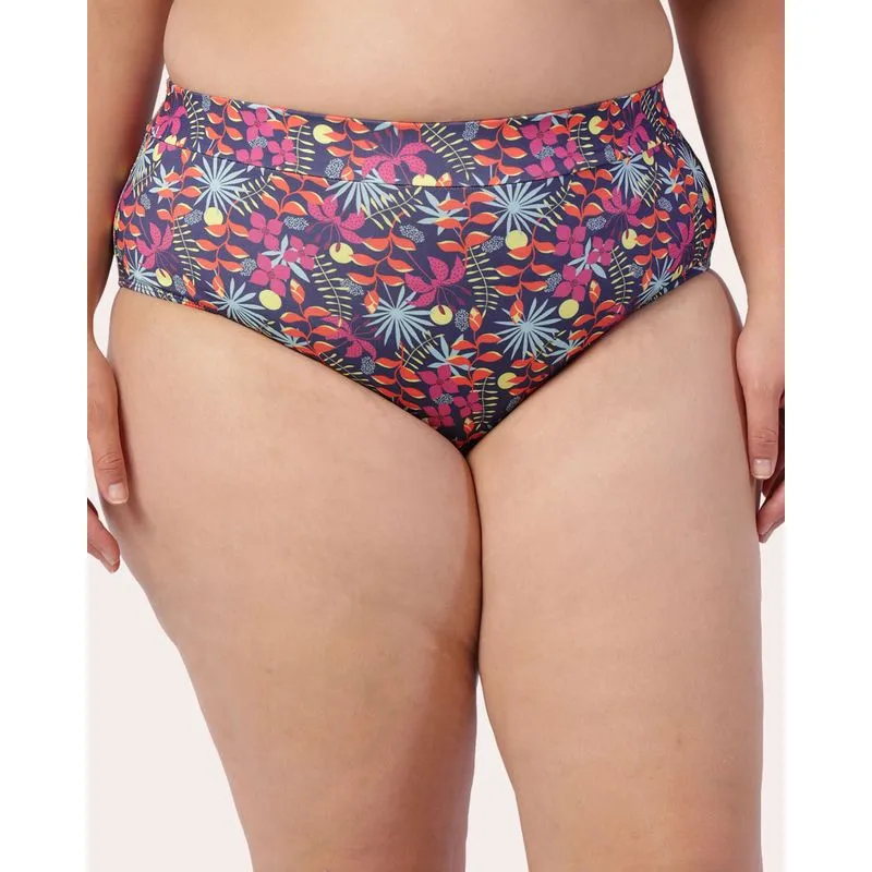 Biquíni Plus Size Feminino Calcinha Avulsa Estampada Marinho 52